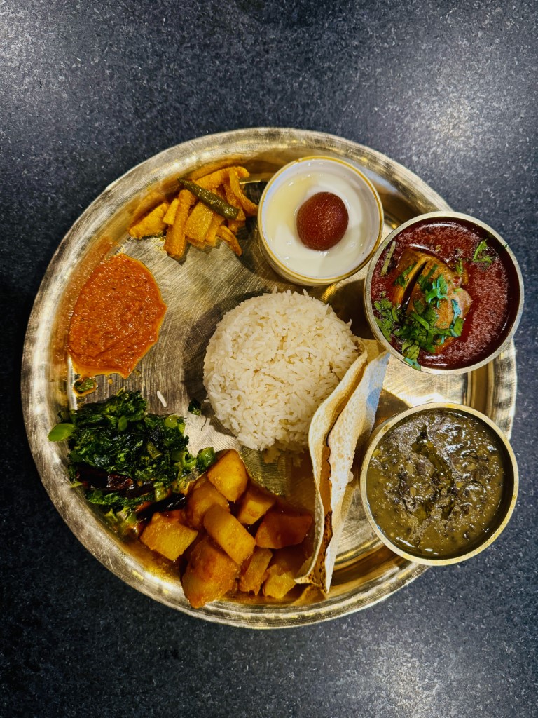 Nepali Festive Thali Chicken
